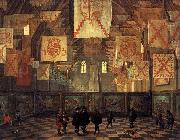 Bartholomeus van Bassen Interior of the Great Hall on the Binnenhof in The Hague. oil painting on canvas